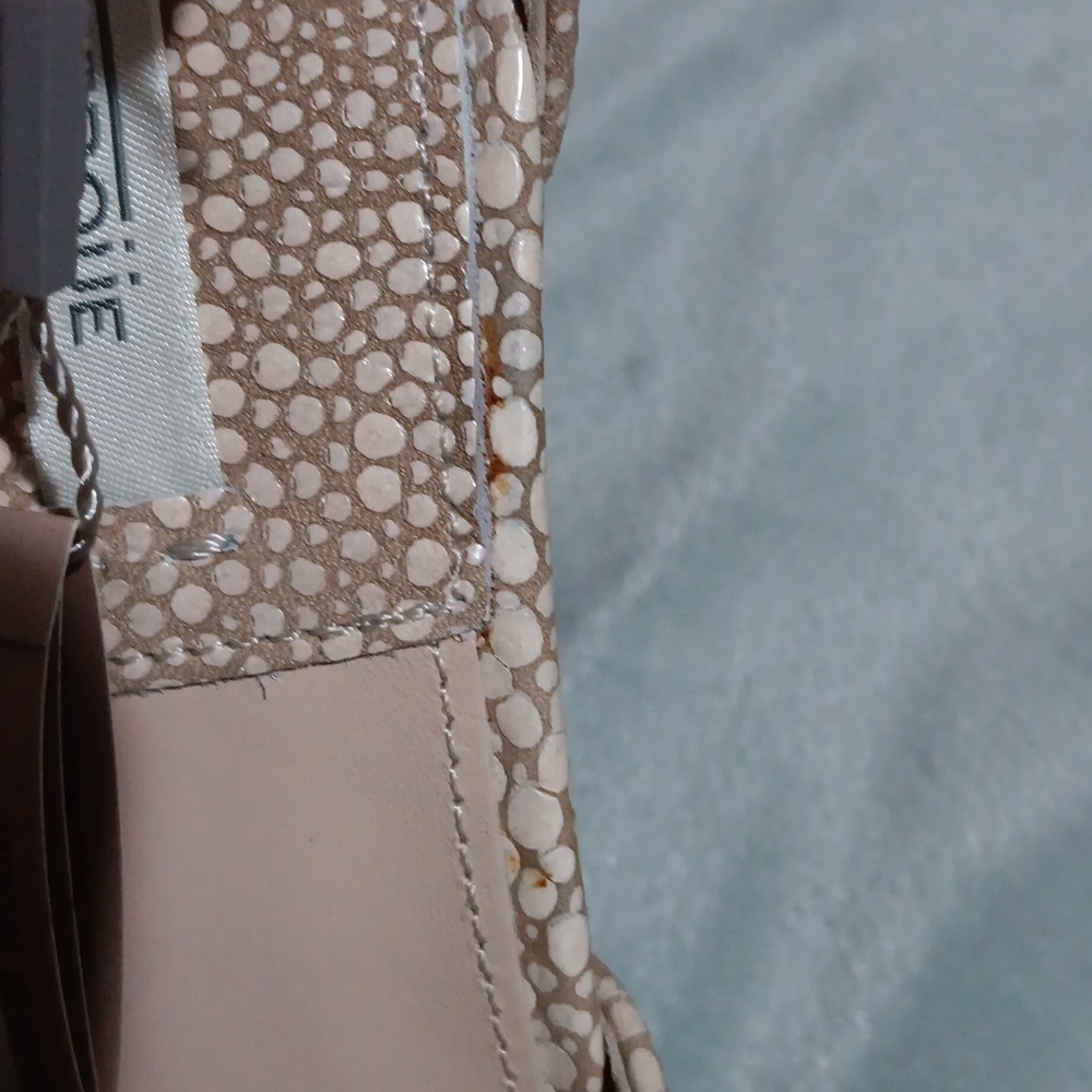 UTERQUE SPAIN FRINGE LEATHER ANKLE STRAP STILETTO HEELS BAICH EUR 38 US 7.5 - Picture 15 of 15